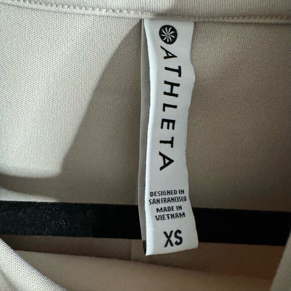 Athleta Mission Hoodie Drawstring Abalone Grey Hi Low Casual Size XS - Picture 9 of 10